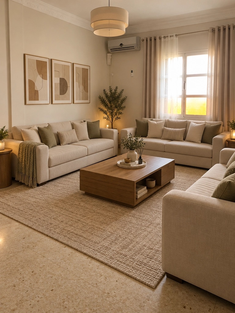 Interior design in Minimalism style — Living Room by GenRoom AI