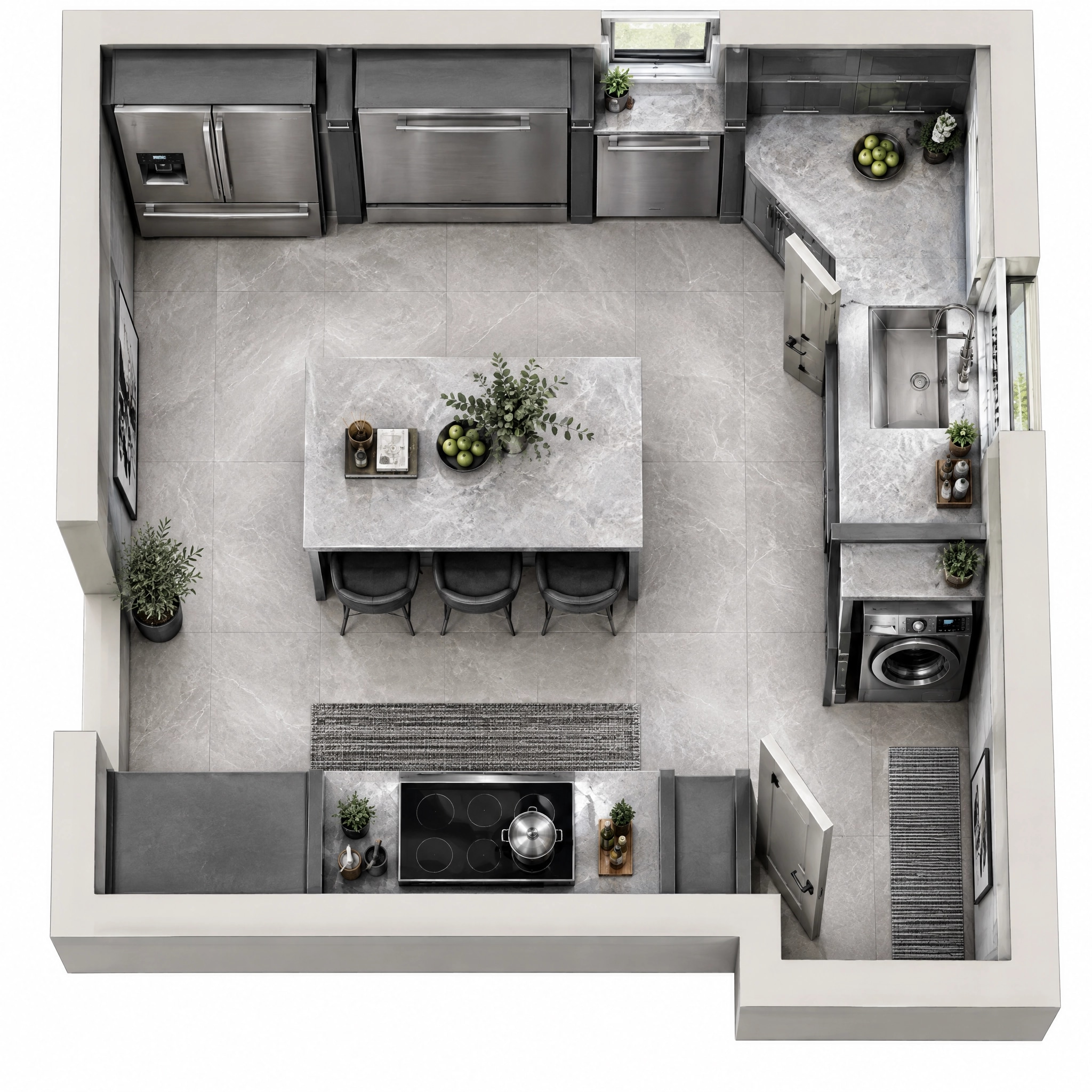 Interior design in Contemporary style — Living Room by GenRoom AI
