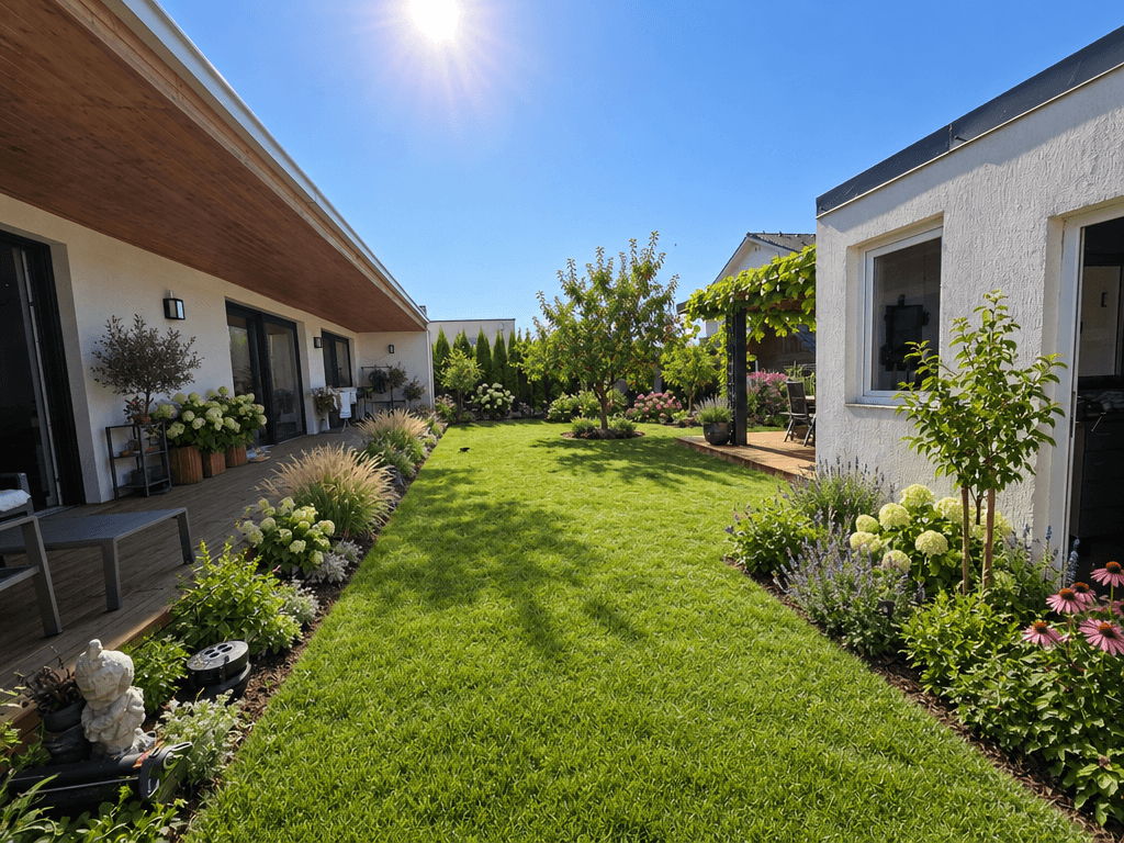 Landscape design in Contemporary Yard style — Yard by GenRoom AI