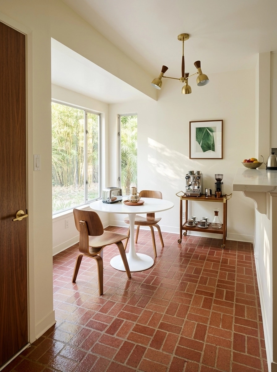 Interior design in Mid-Century Modern style — Kitchen by GenRoom AI
