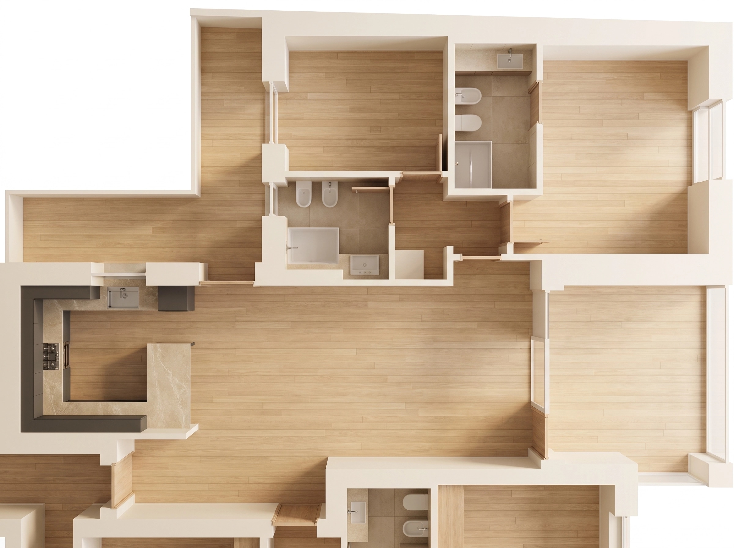 Interior design in Contemporary style — Living Room by GenRoom AI