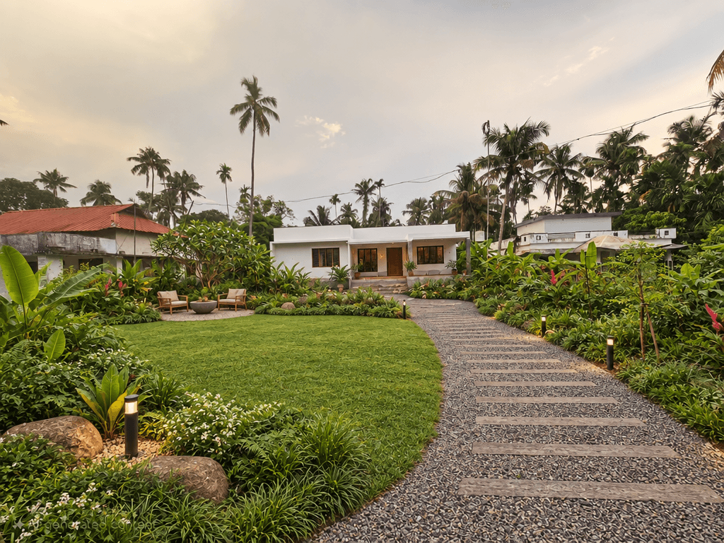 Eco Natural Garden Yard design — yard photo by GenRoom AI