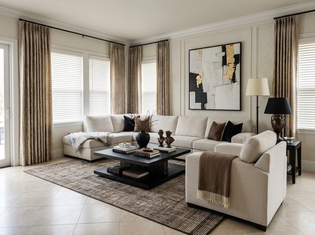 Interior design in Contemporary style — Living Room by GenRoom AI