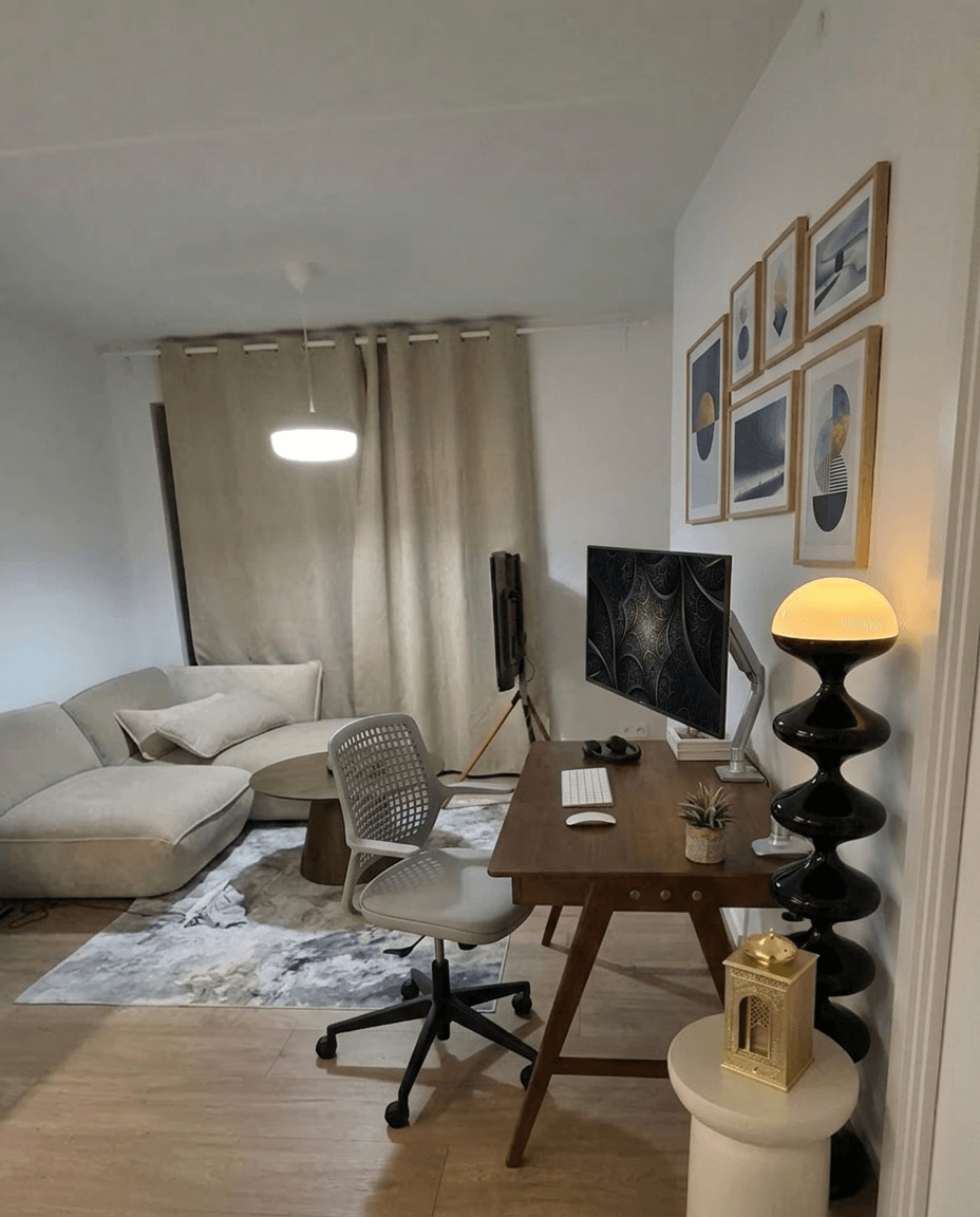 Interior design in Scandinavian style — Living Room by GenRoom AI