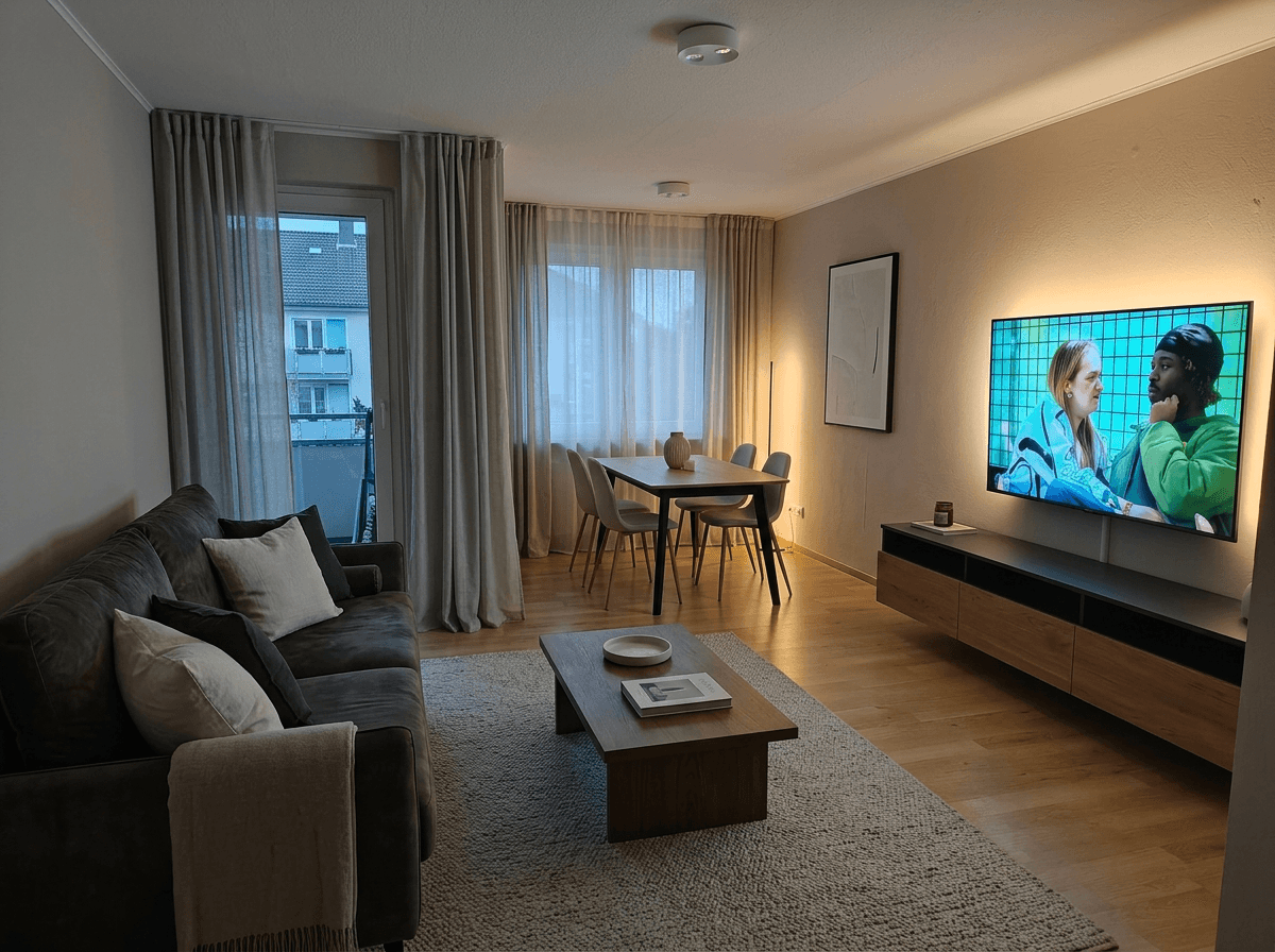 Interior design in Minimalism style — Living Room by GenRoom AI
