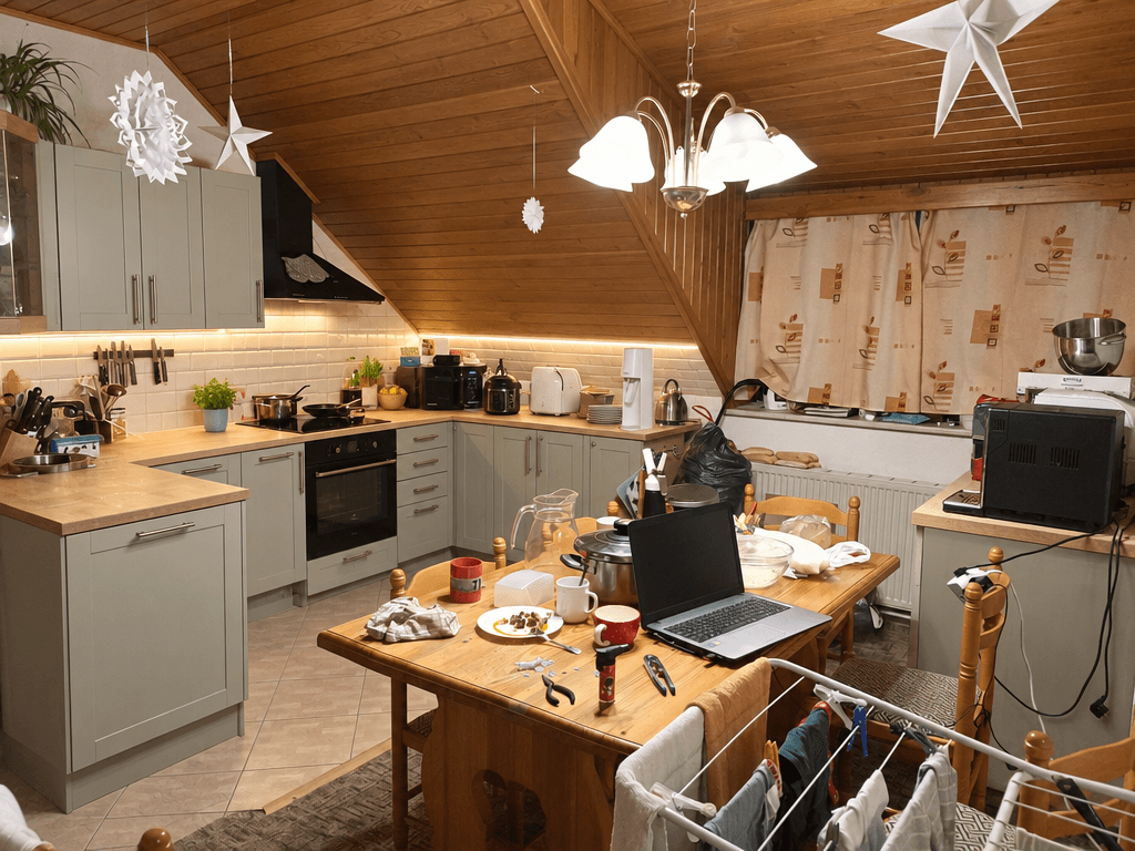 Contemporary Kitchen design — interior photo by GenRoom AI