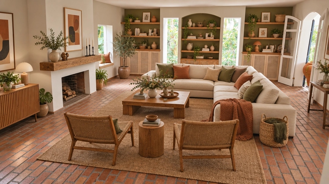 Interior design in Scandinavian style — Living Room by GenRoom AI