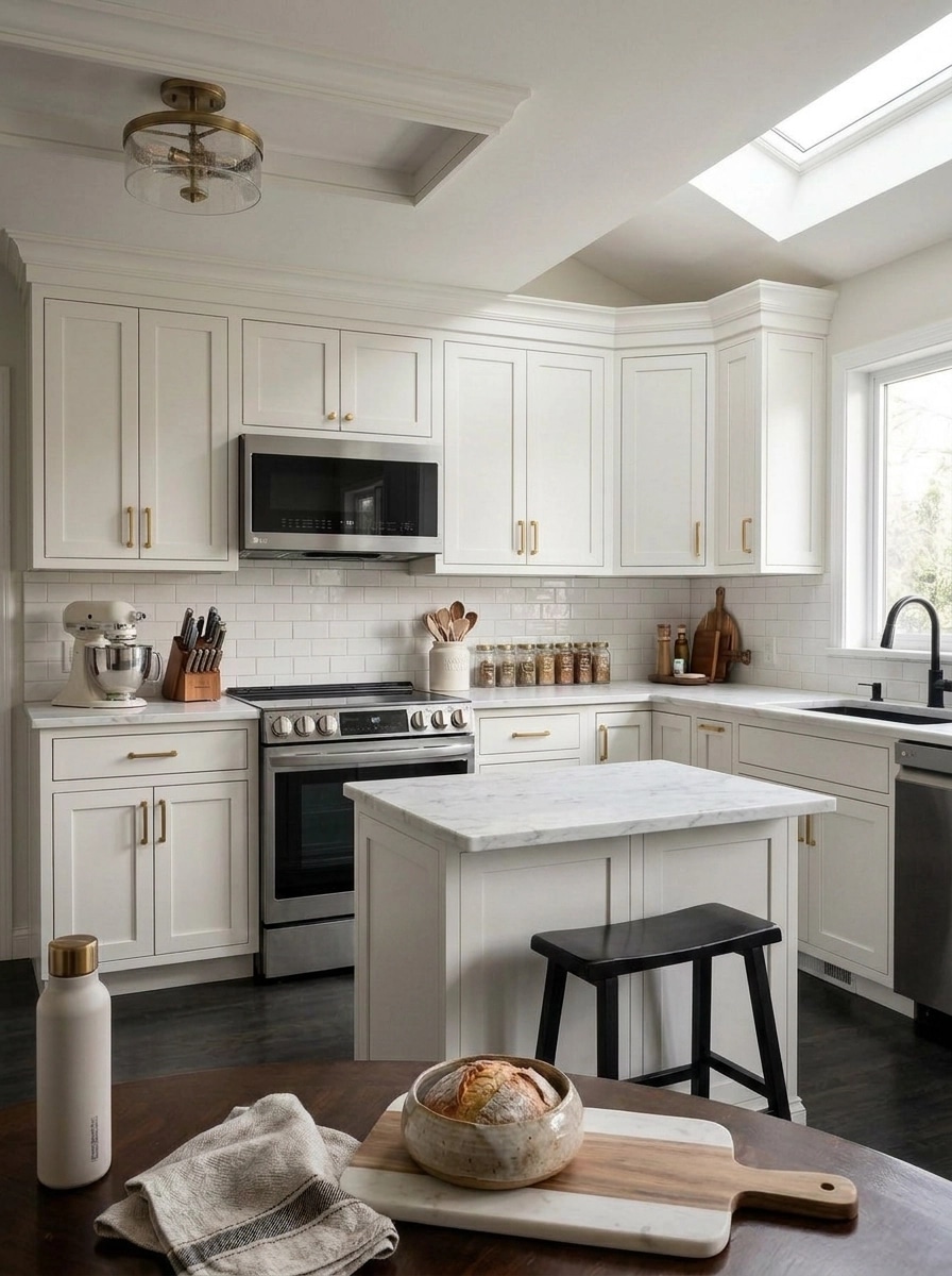 Transitional Kitchen design — interior photo by GenRoom AI