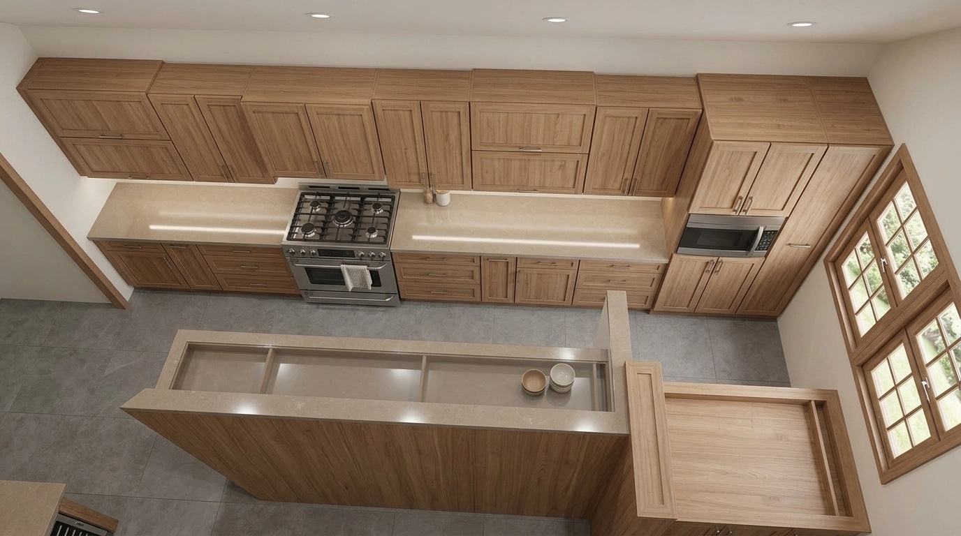 Kitchen interior in no_style style — photo by GenRoom AI