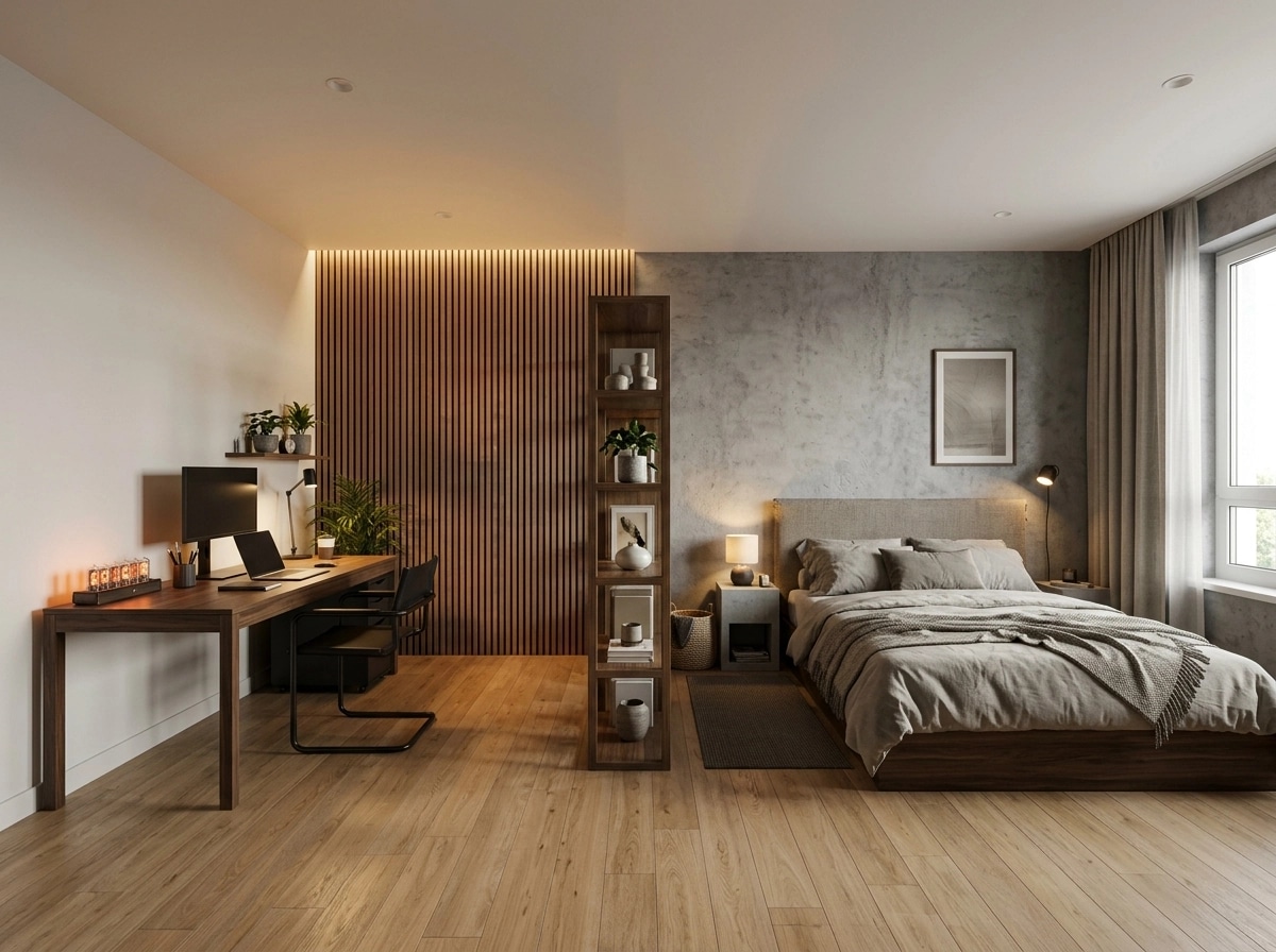 Contemporary Bedroom design — interior photo by GenRoom AI