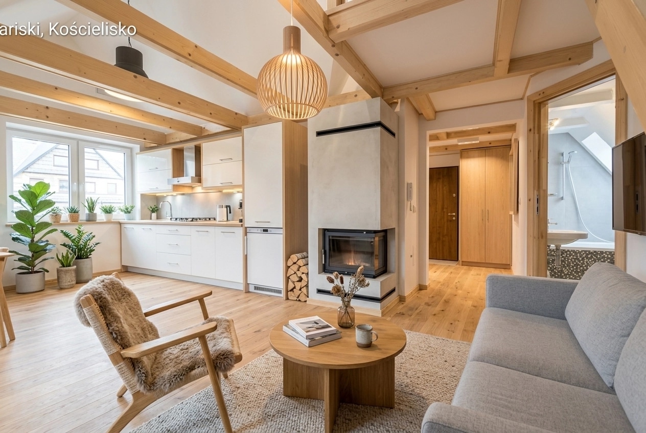 Scandinavian Living Room design — interior photo by GenRoom AI