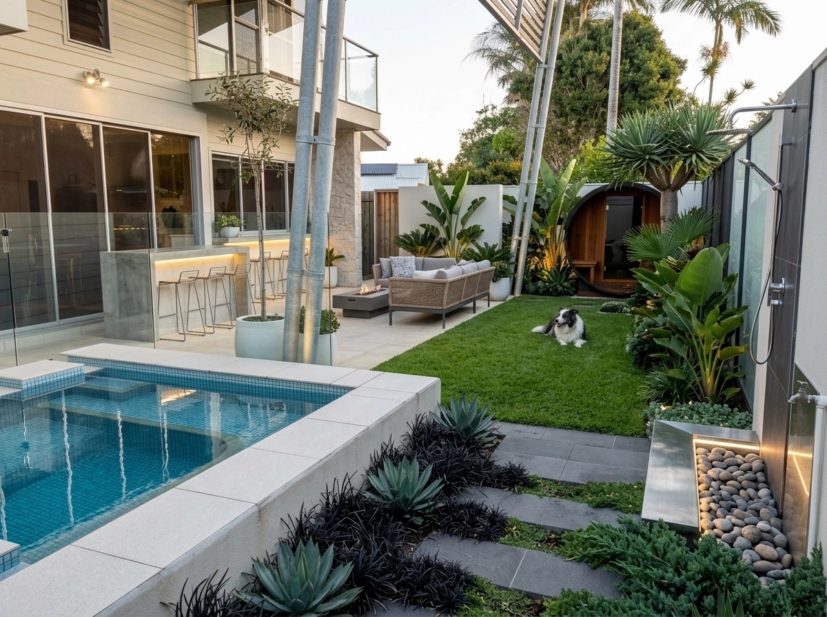 Contemporary Yard Yard design — yard photo by GenRoom AI
