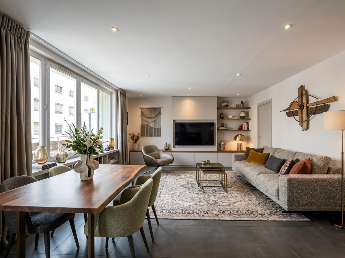 Interior design in Contemporary style — Living Room by GenRoom AI