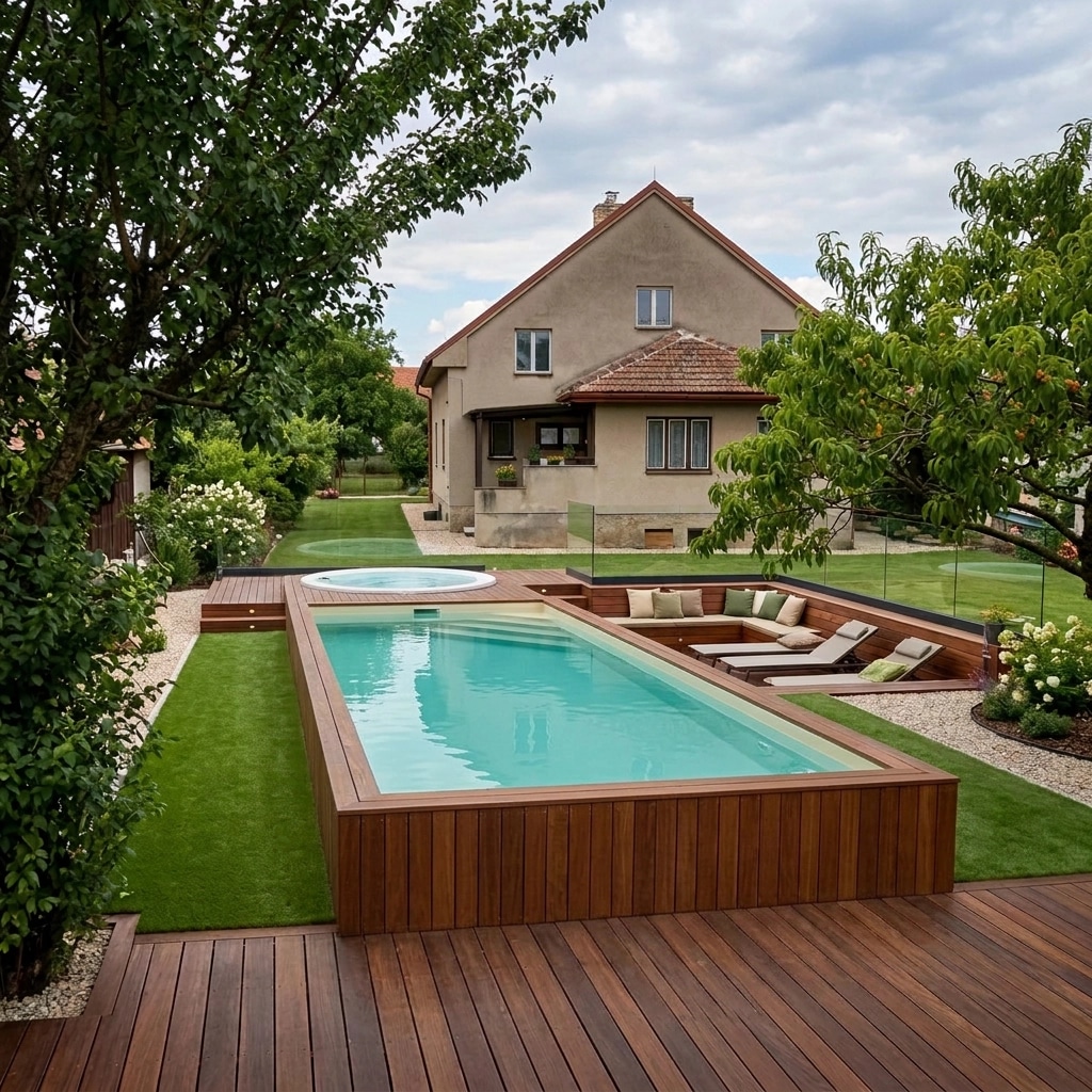 Yard design in no_style style — photo by GenRoom AI