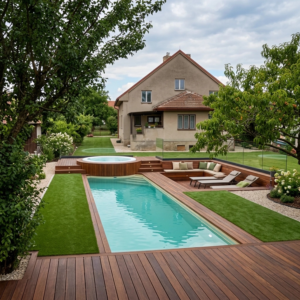 Yard design in no_style style — photo by GenRoom AI
