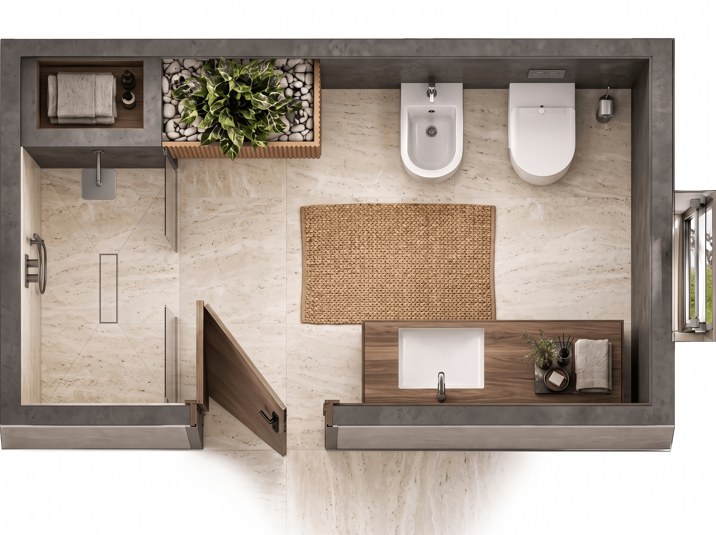 Interior design in Contemporary style — Living Room by GenRoom AI