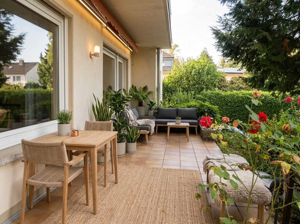 Interiördesign i stilen Scandinavian — terrace av GenRoom AI