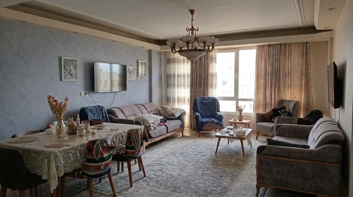 Interior design in Neoclassic style — Living Room by GenRoom AI