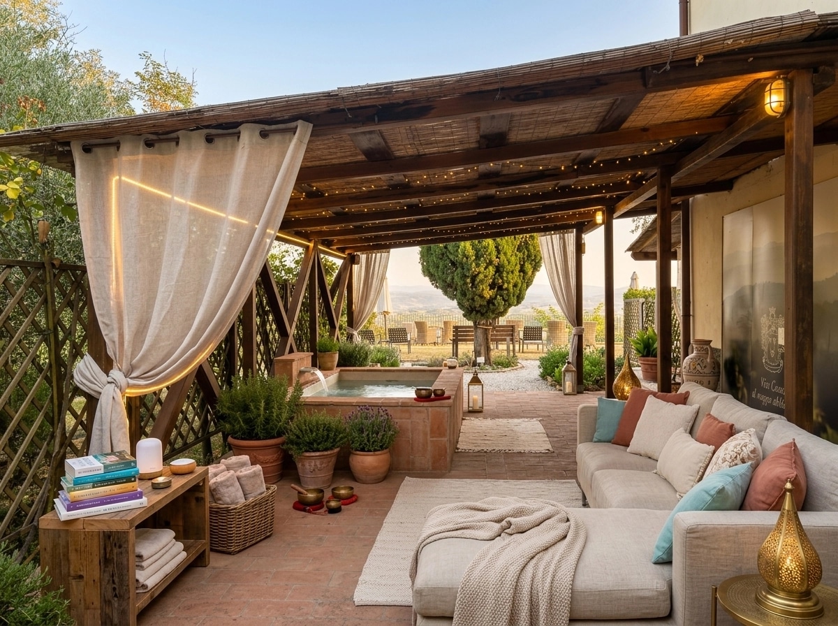 Mediterranean Yard Yard design — yard photo by GenRoom AI