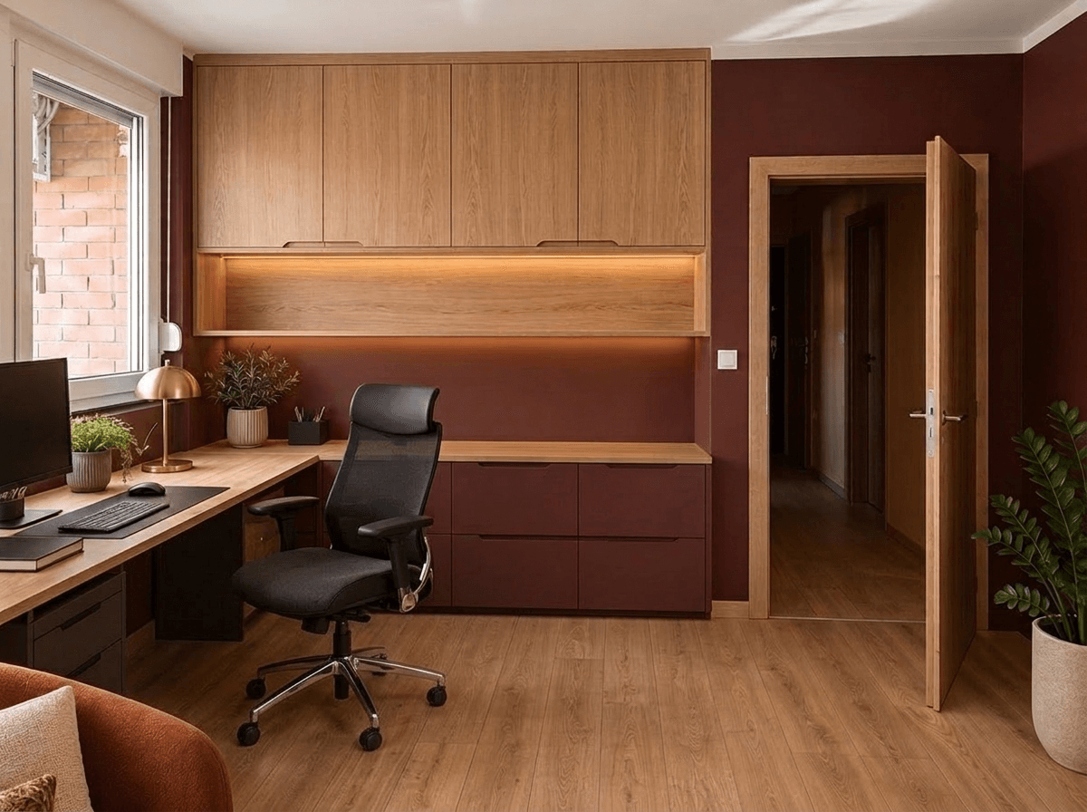 Interior design in Contemporary style — home_office by GenRoom AI