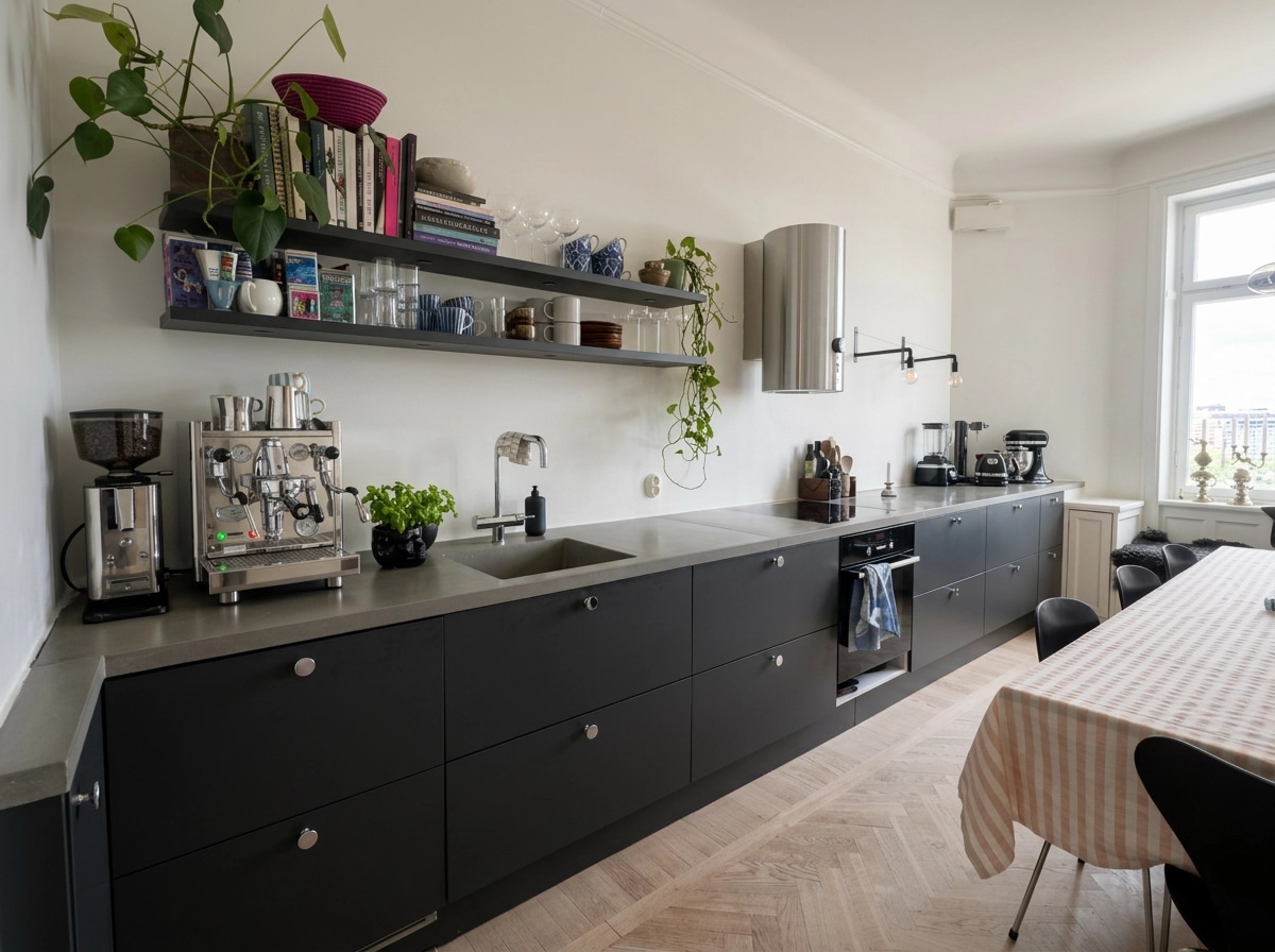 Minimalism Kitchen design — interior photo by GenRoom AI