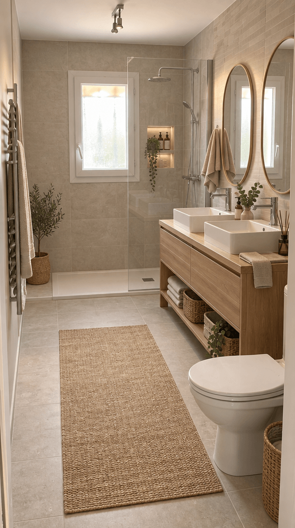 Interior design in Scandinavian style — Bathroom by GenRoom AI