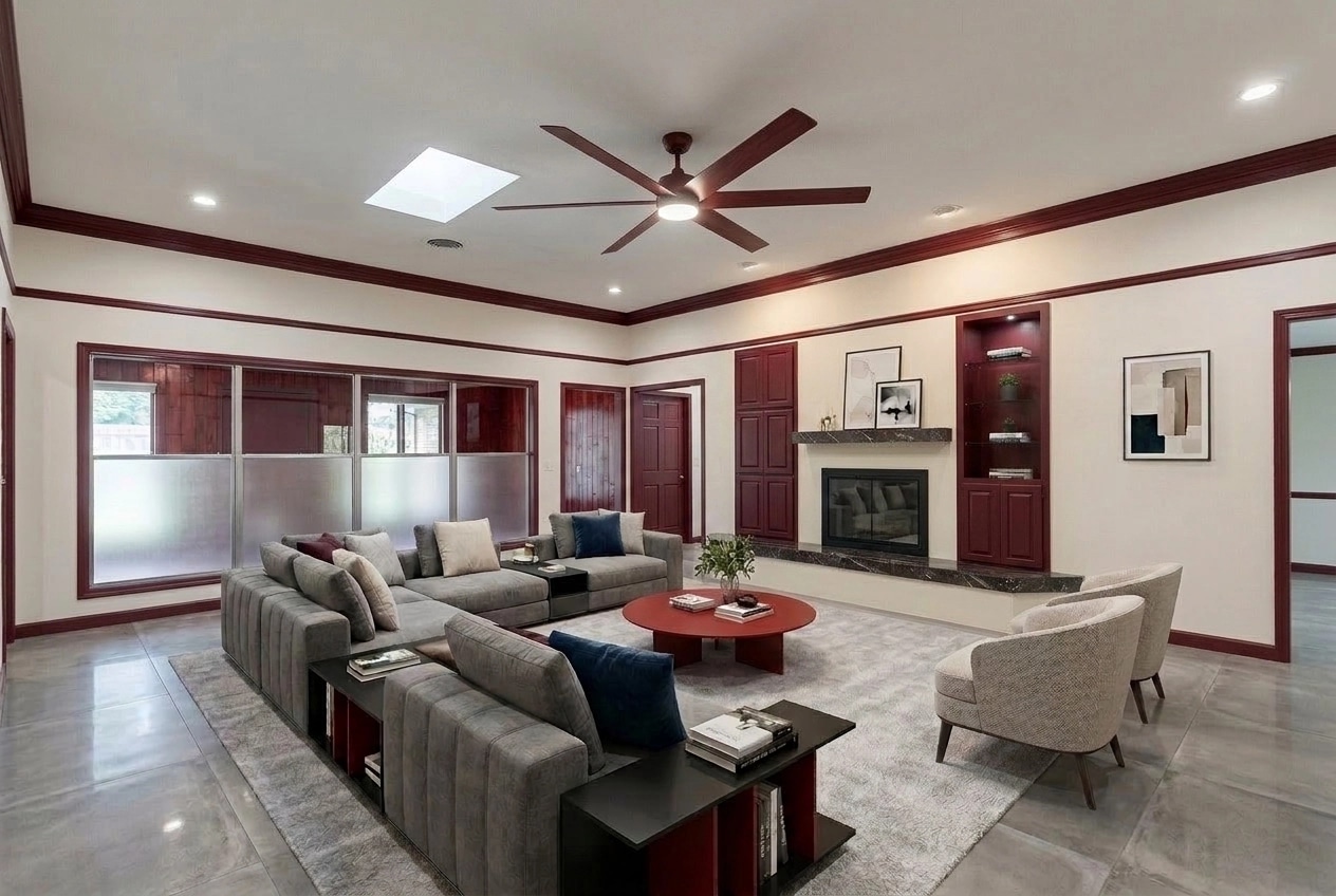 Interior design in Contemporary style — Living Room by GenRoom AI