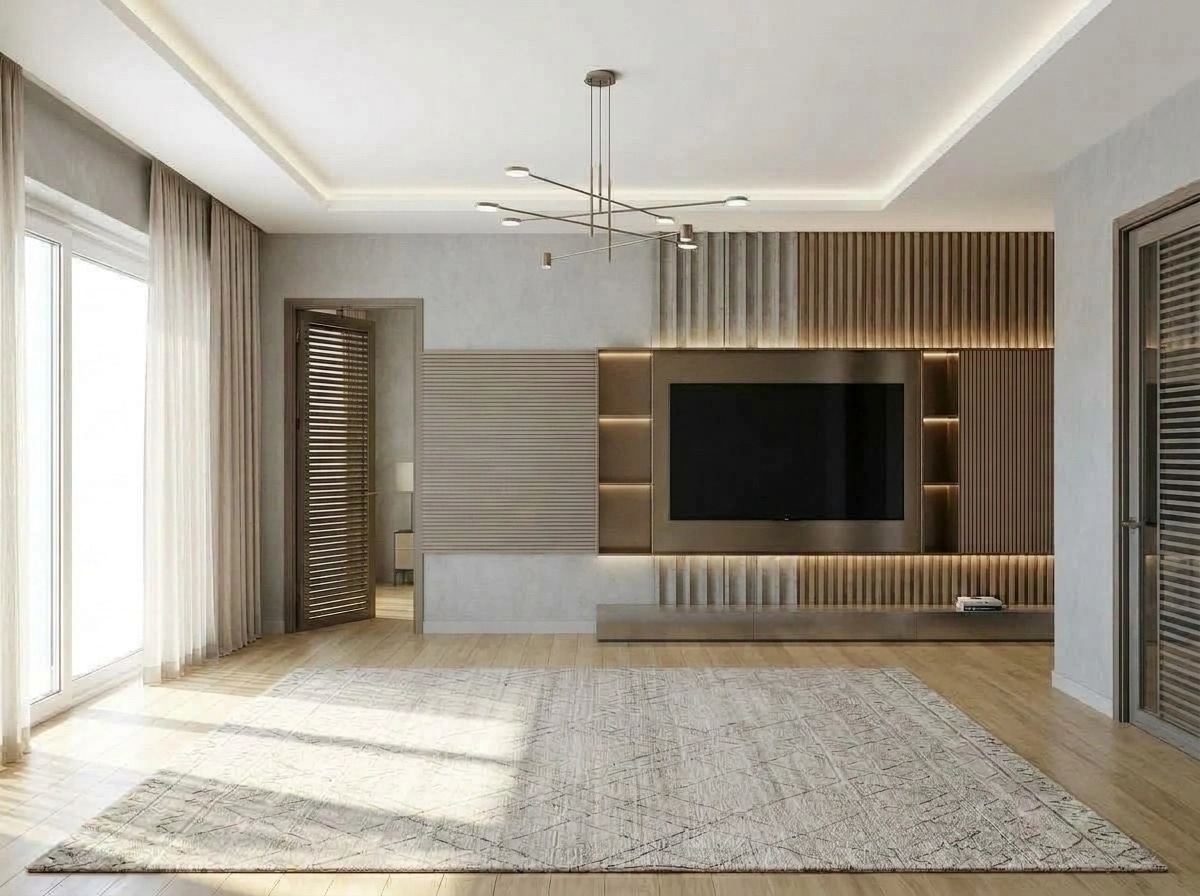 Interior design in Contemporary style — Living Room by GenRoom AI