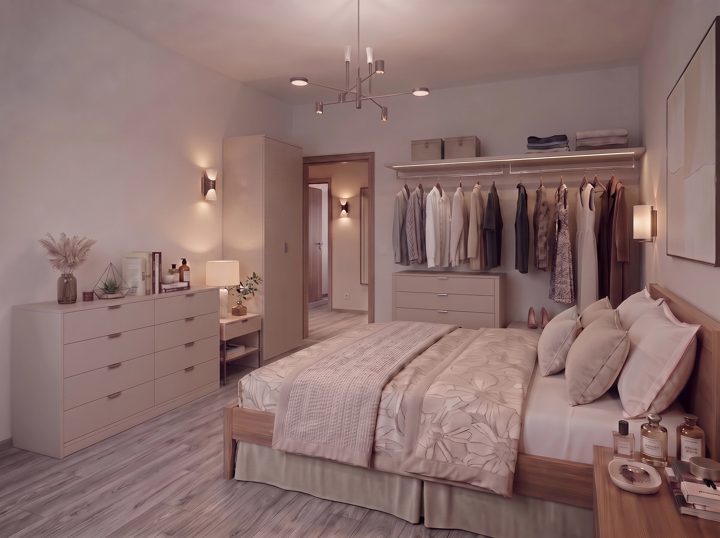 Interior design in Contemporary style — Bedroom by GenRoom AI
