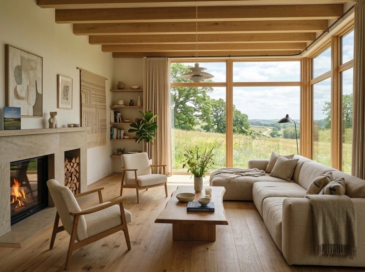 Scandinavian Living Room design — interior photo by GenRoom AI
