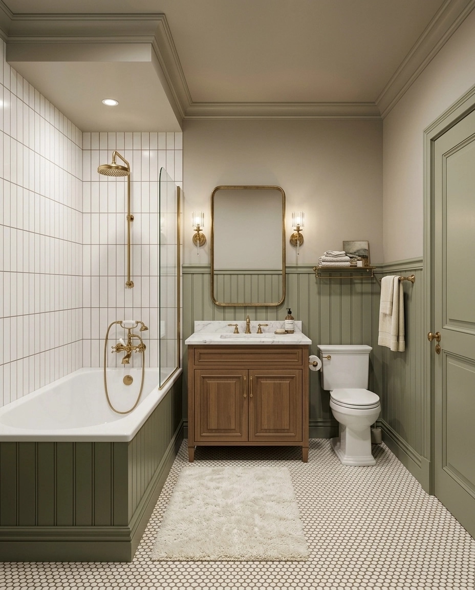 Interior design in Classic style — Bathroom by GenRoom AI