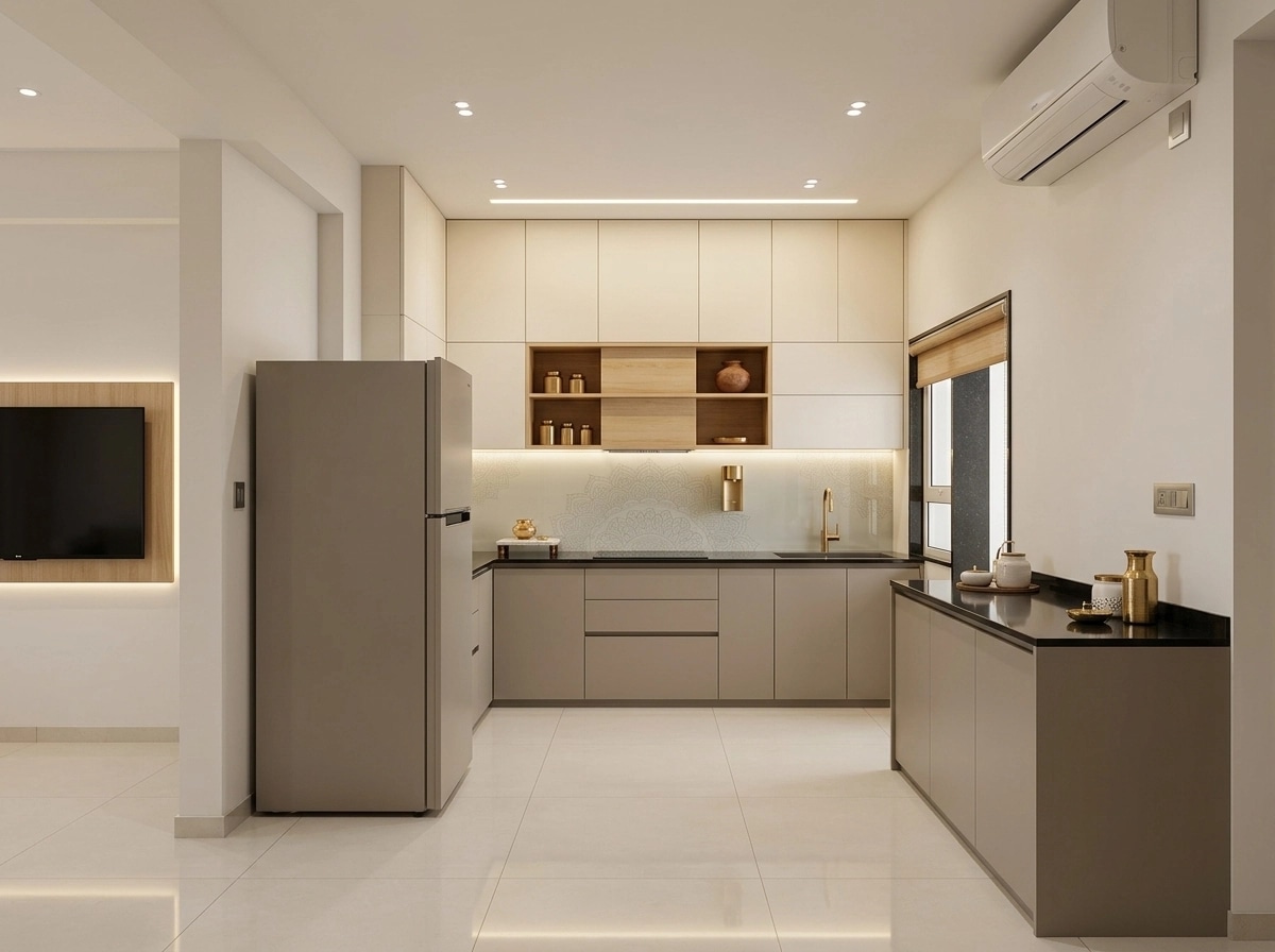 Minimalism Kitchen design — interior photo by GenRoom AI