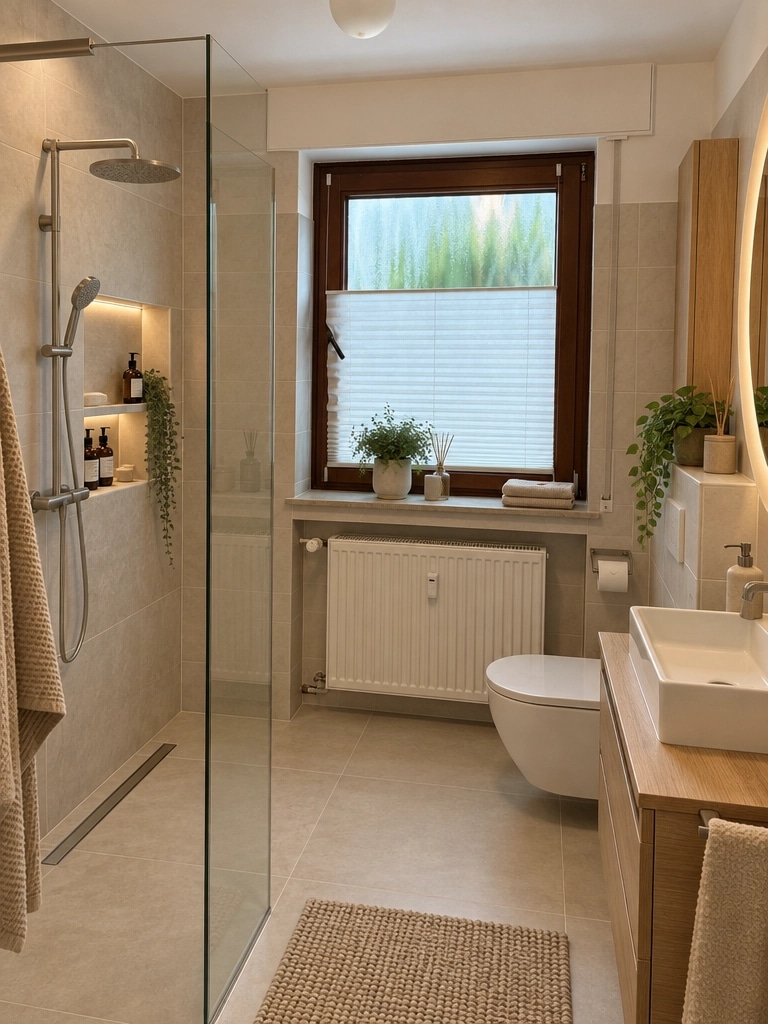 Interior design in Scandinavian style — Bathroom by GenRoom AI