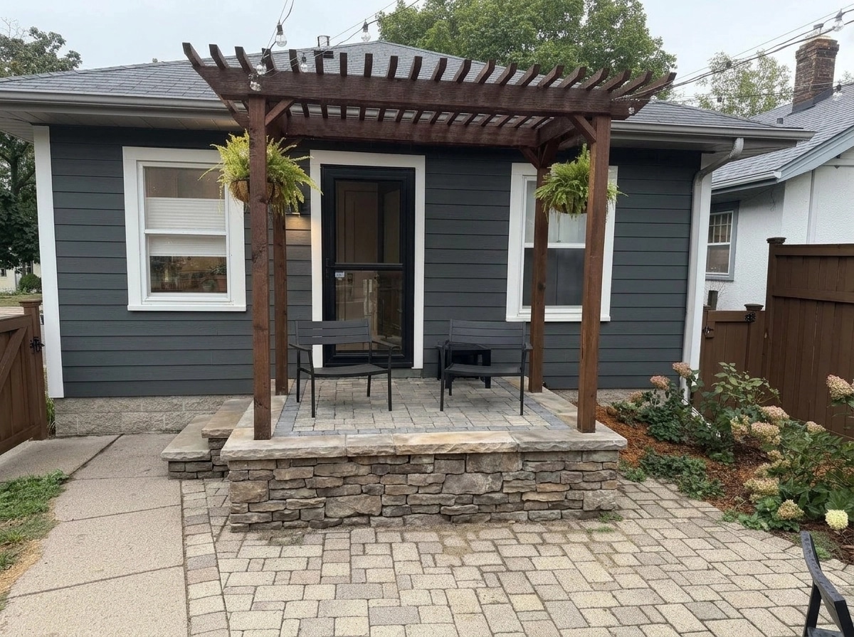Yard design in no_style style — photo by GenRoom AI