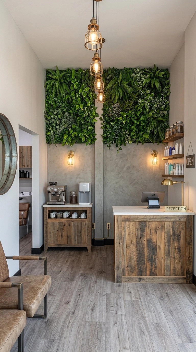 Interior design in Modern Farmhouse style — beauty_salon by GenRoom AI