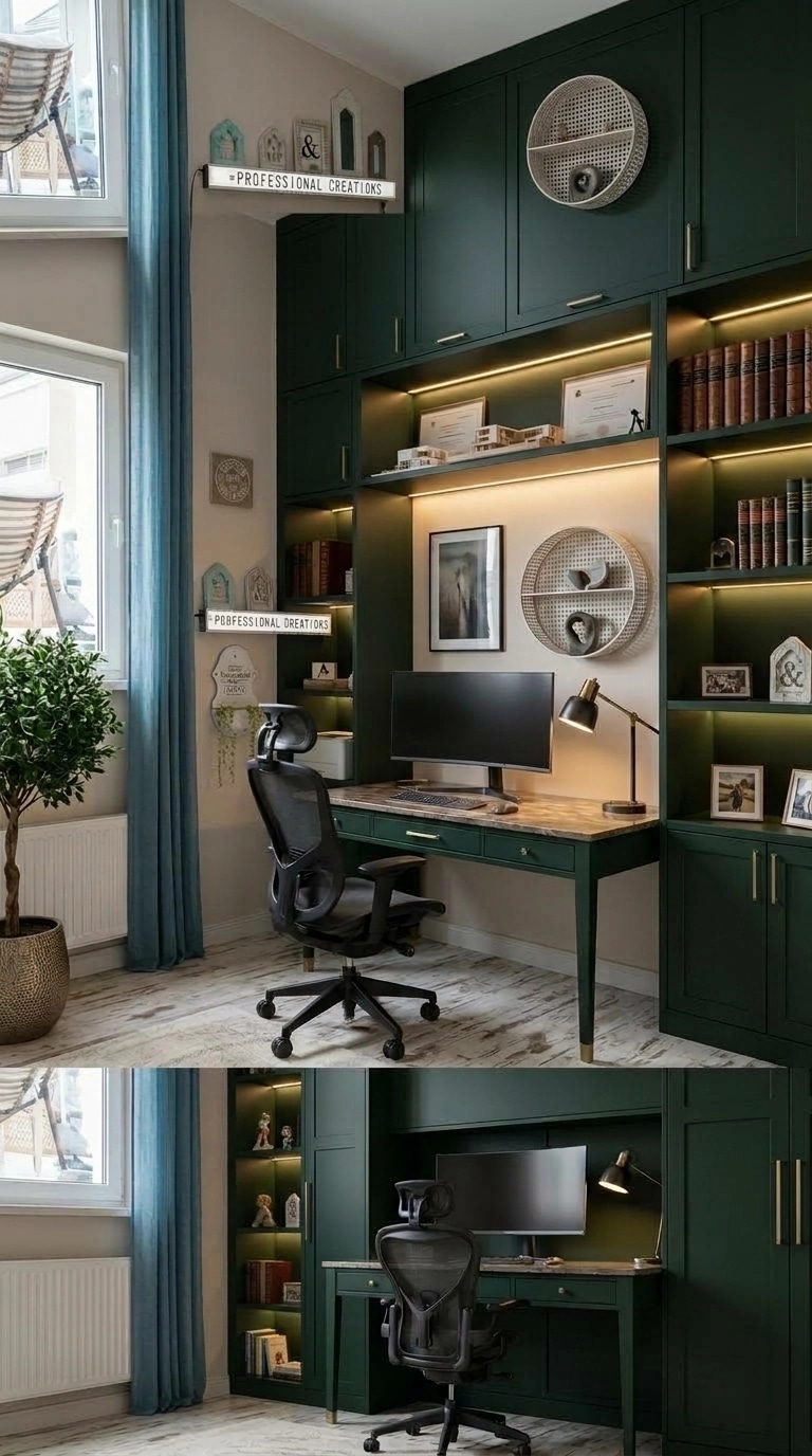 Contemporary Office design — interior photo by GenRoom AI