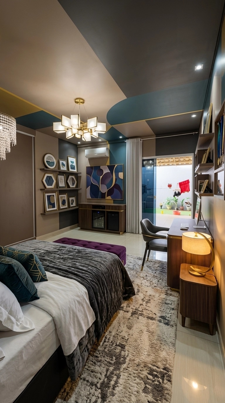 Contemporary Bedroom design — interior photo by GenRoom AI