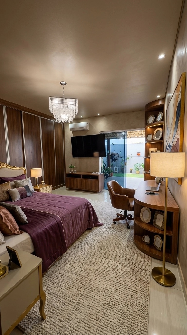 Interior design in Transitional style — Bedroom by GenRoom AI