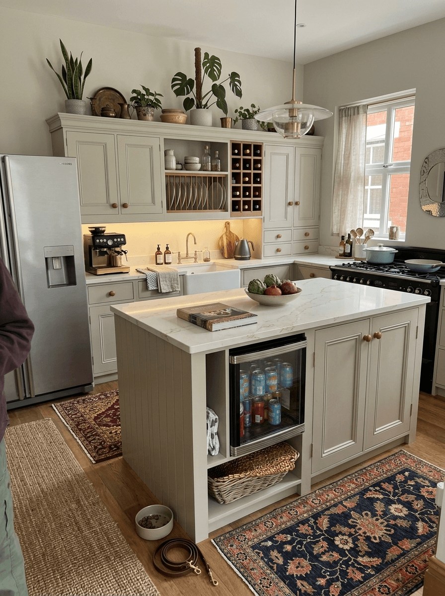 Kitchen interior in Scandinavian style — photo by GenRoom AI