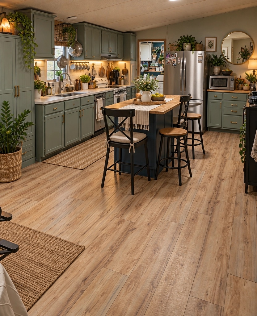 Kitchen interior in Modern Farmhouse style — photo by GenRoom AI