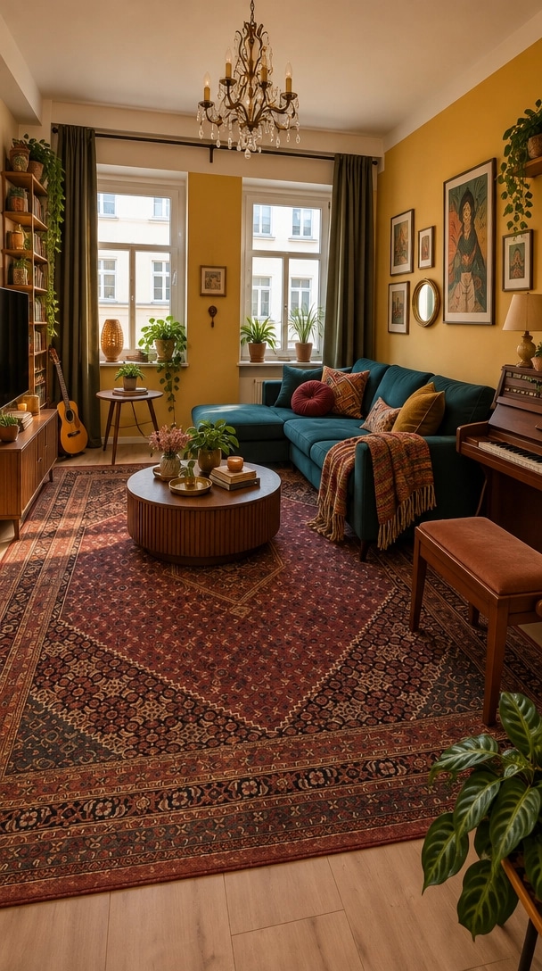 Interior design in Eclectic style — Living Room by GenRoom AI