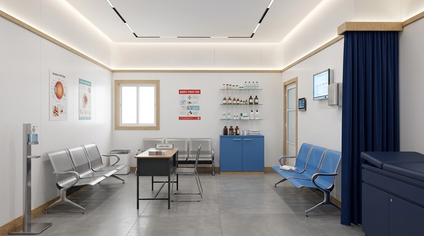 Interior design in Minimalism style — clinic by GenRoom AI