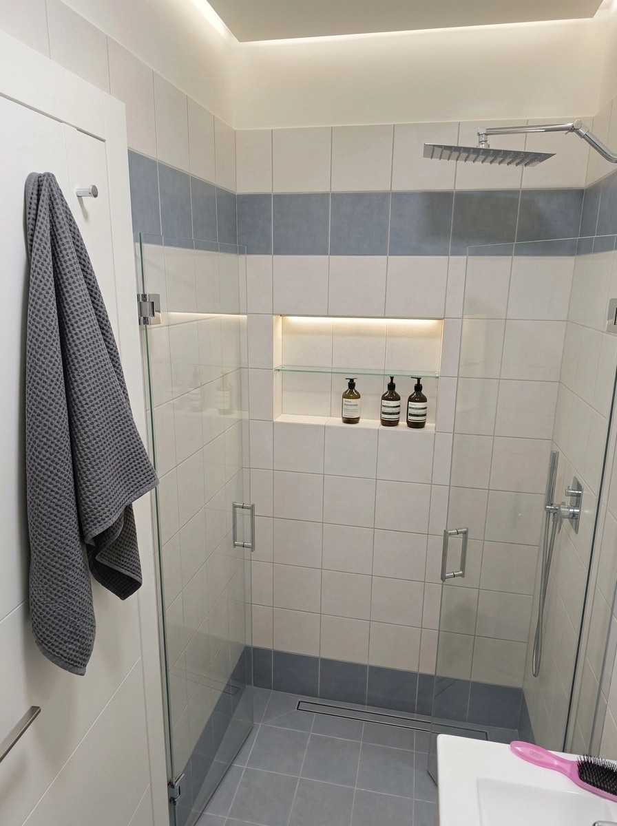 Minimalism Bathroom design — interior photo by GenRoom AI
