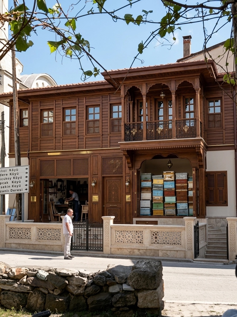 Facade design in Ottoman Facade style — photo by GenRoom AI