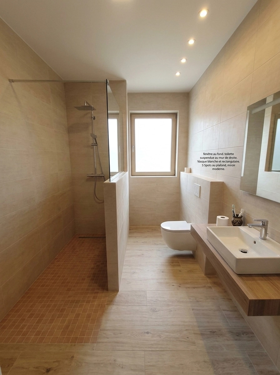 Bathroom interior in no_style style — photo by GenRoom AI