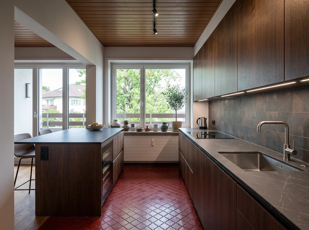 Kitchen interior in Contemporary style — photo by GenRoom AI
