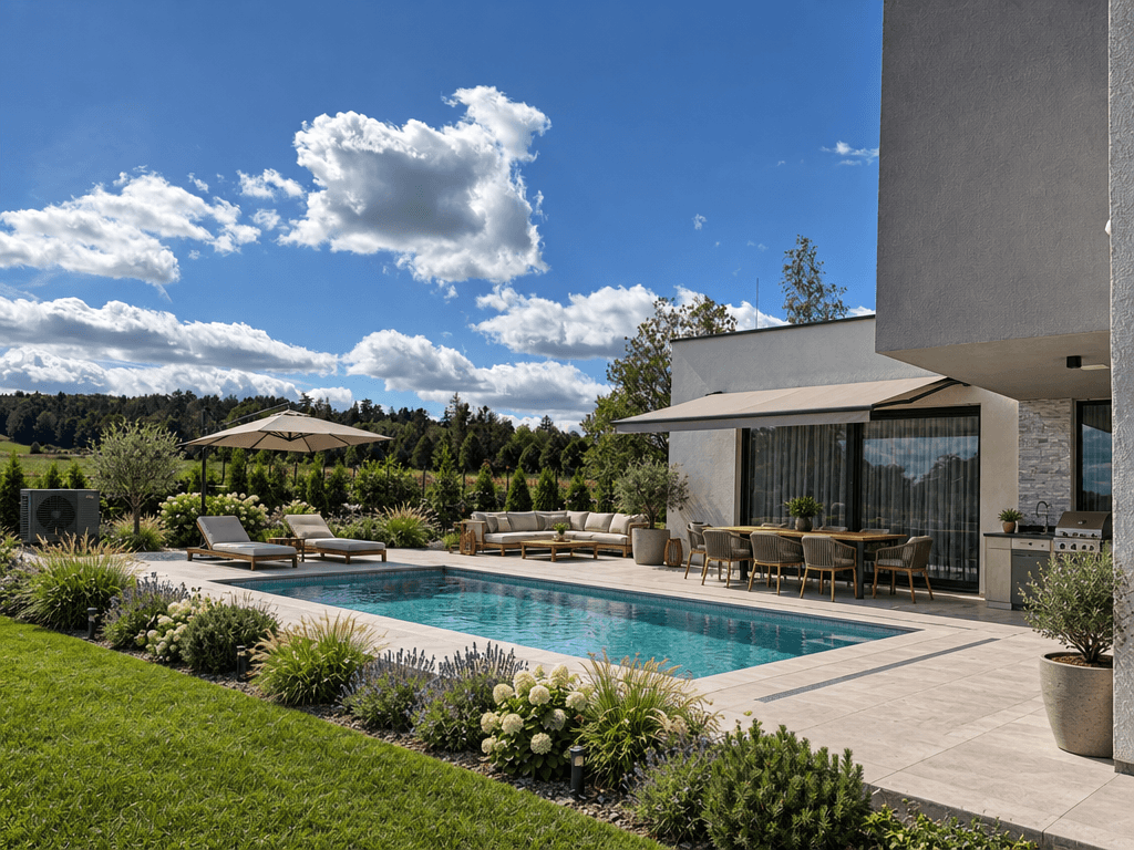 Yard design in no_style style — photo by GenRoom AI