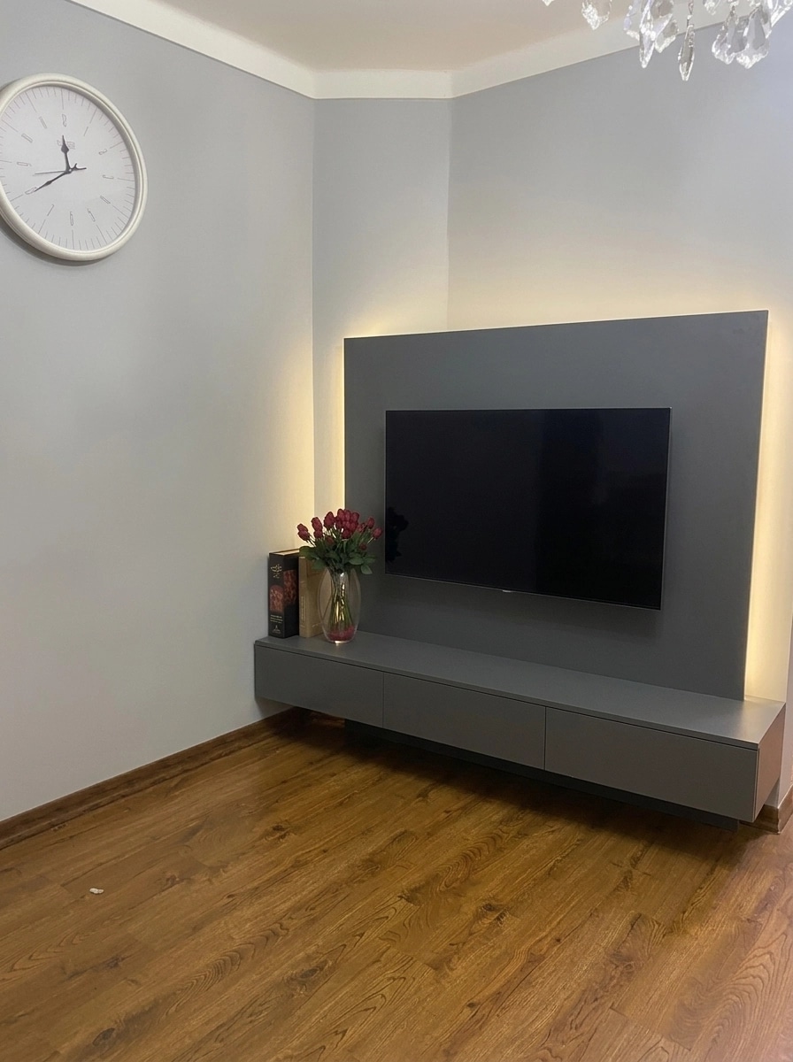 Interior design in Minimalism style — Living Room by GenRoom AI