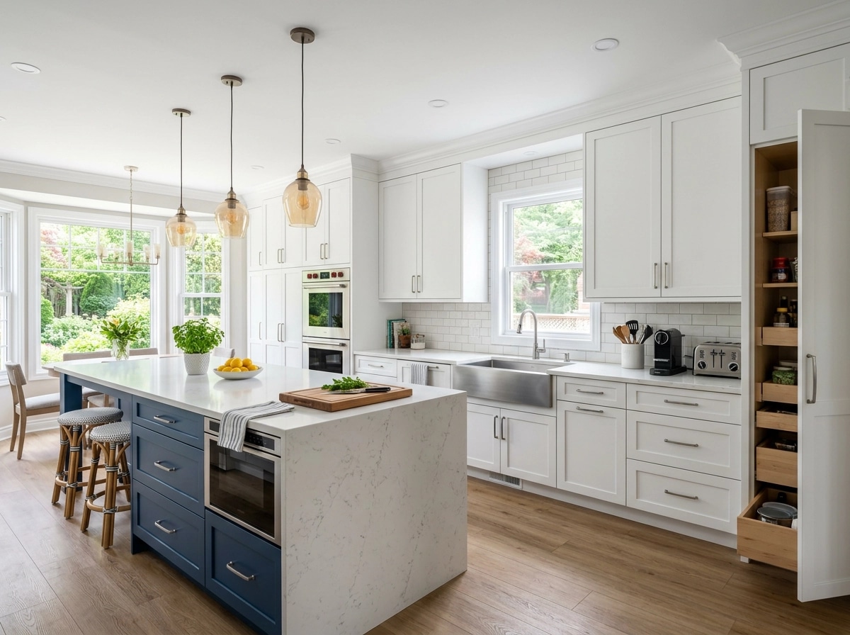 Interior design in Contemporary style — Kitchen by GenRoom AI