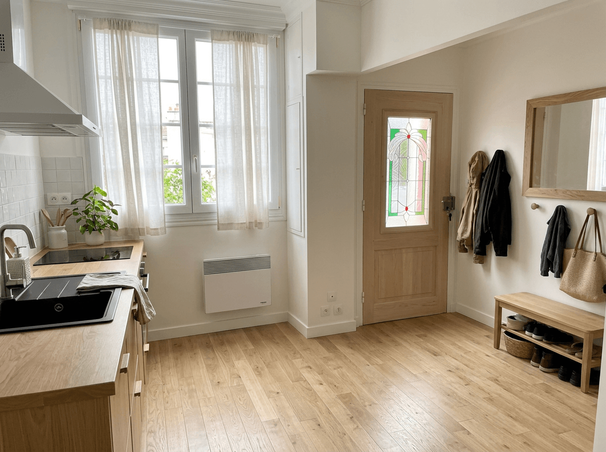 Interior design in Scandinavian style — Kitchen by GenRoom AI